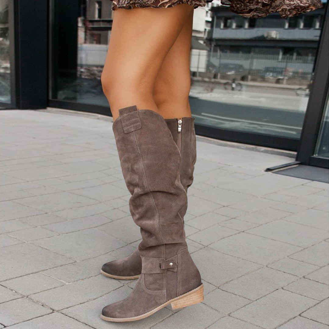 Lyreli™ | Suede Elegant Knee-High Boots