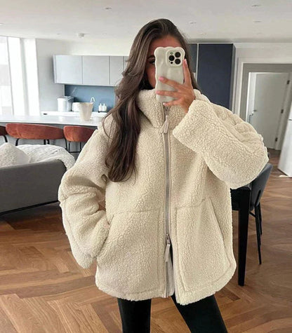 Lyreli™ - Cozy Oversized Fleece Jacket