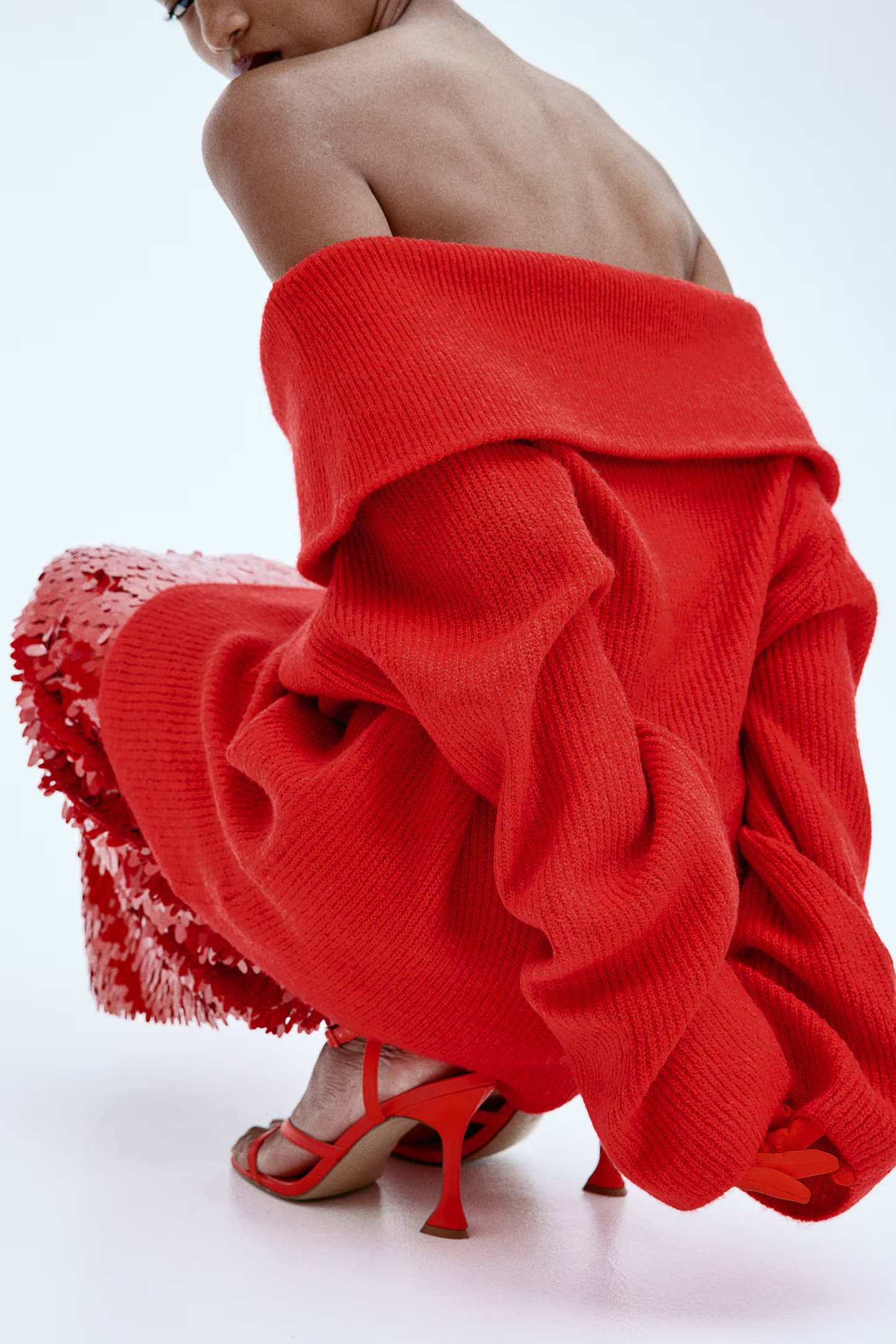 Lyreli™ - Off-Shoulder Layered Knitted Top