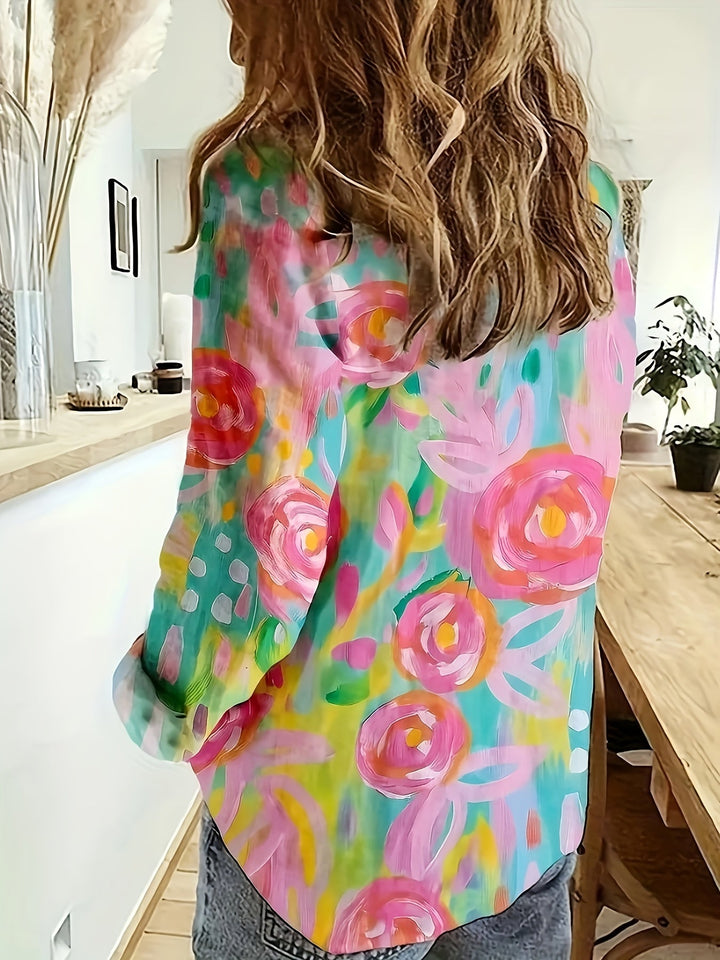 Lyreli™ | Vibrant Floral Blouse