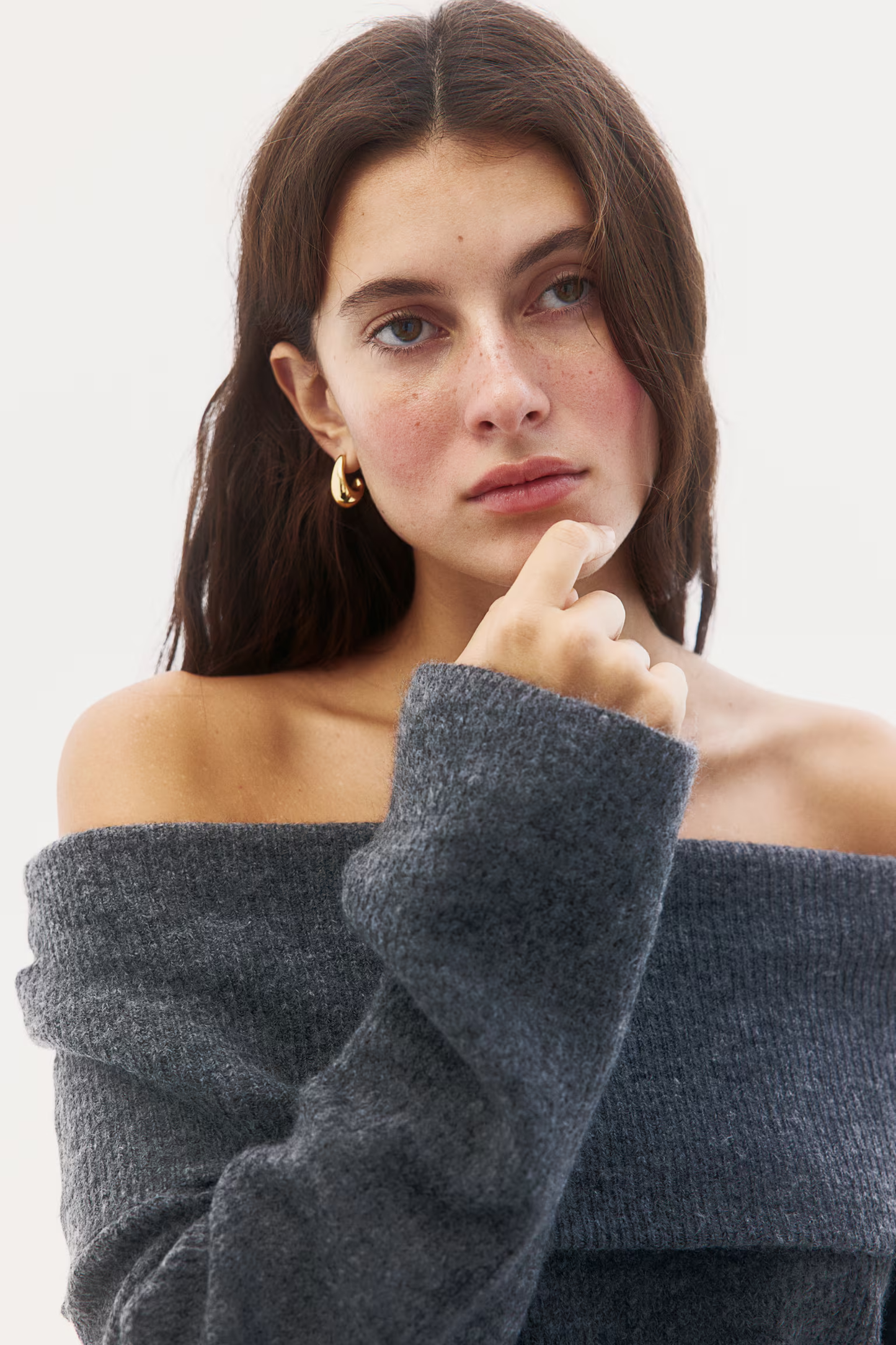Lyreli™ - Off-Shoulder Layered Knitted Top