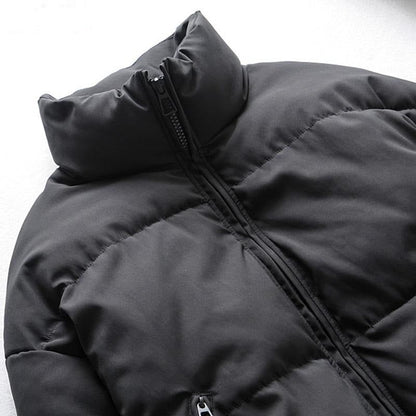 Lyreli™ - Collared Puffer Zipper Jacket