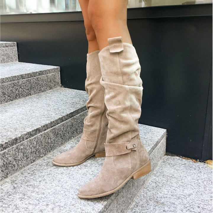 Lyreli™ | Suede Elegant Knee-High Boots
